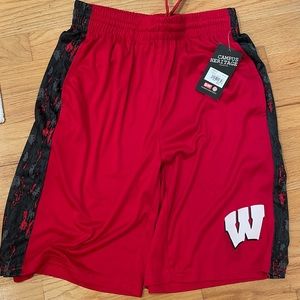 Brand New Wisconsin Athletic Shorts size men’s SM